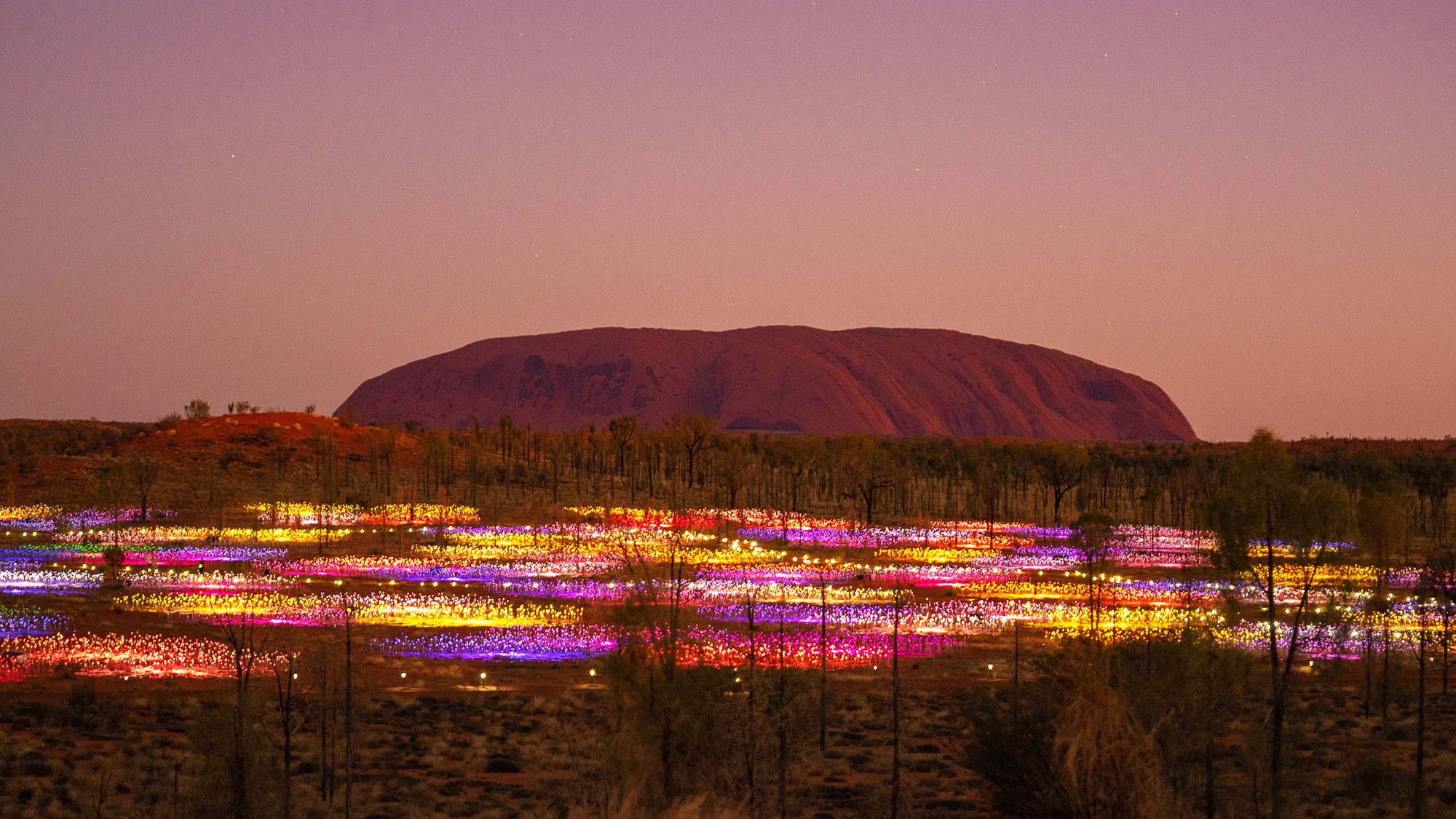Light Trails of the Red Centre with Parrtjima - NT Now